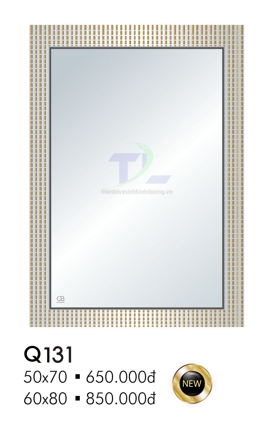 Gương soi phòng tắm QB Q131